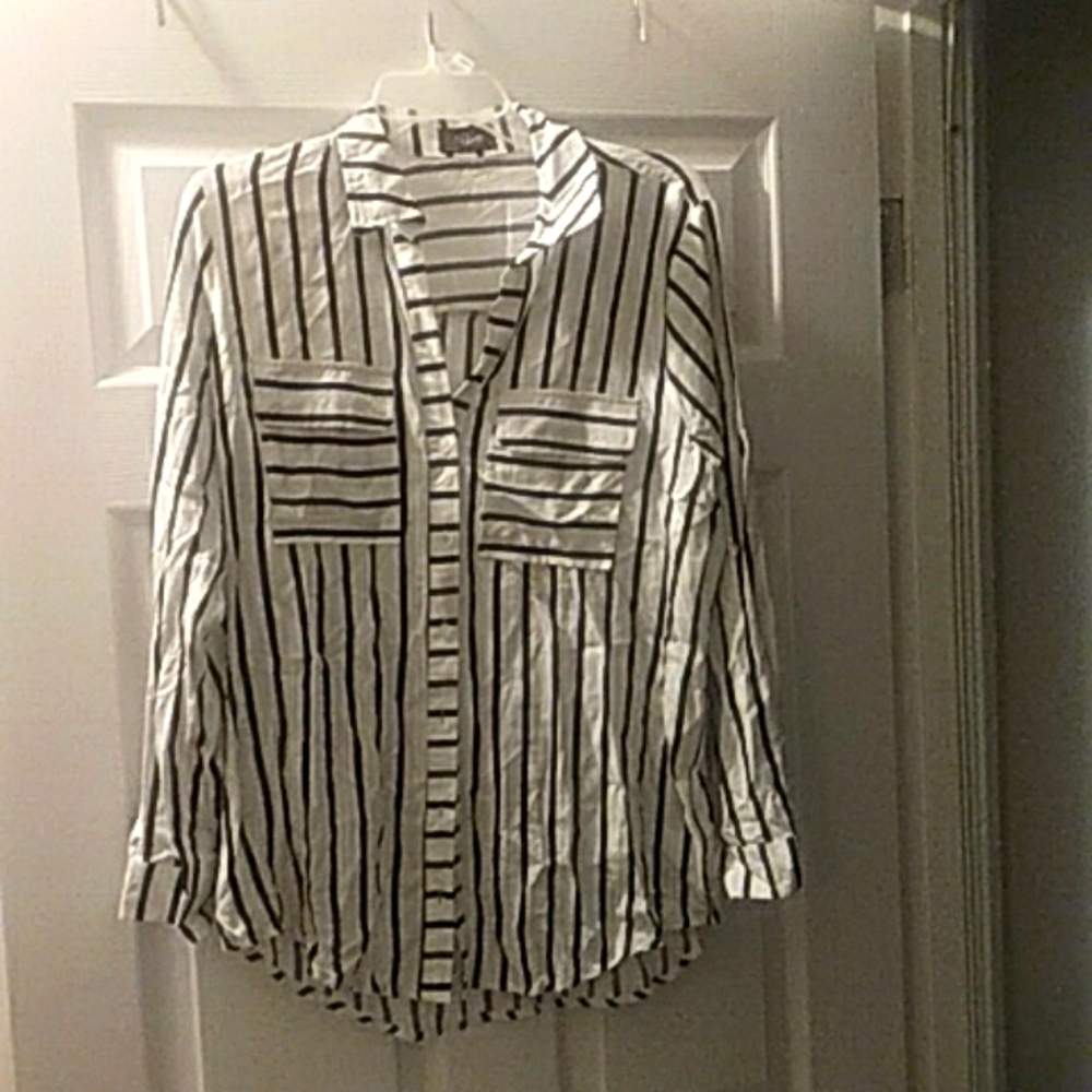 Black and white Stripe shirt